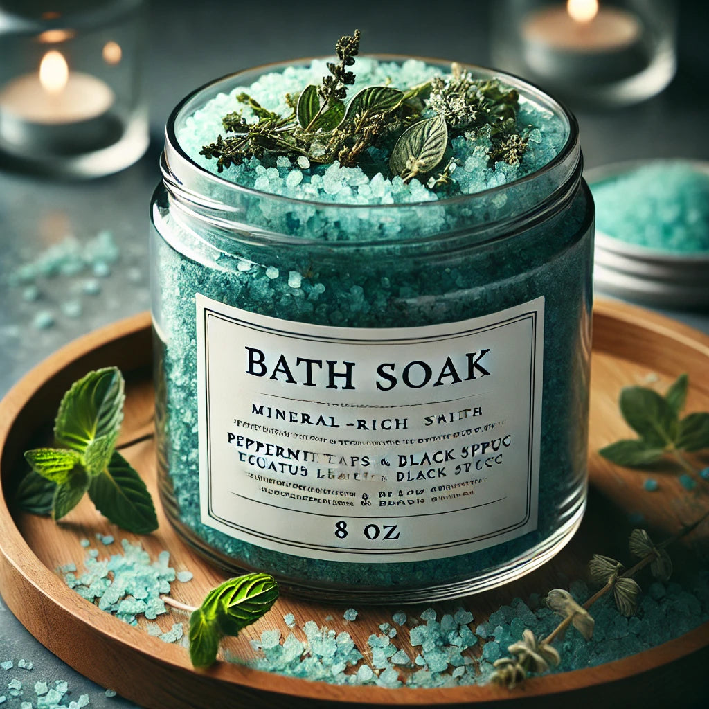 Theratree Restorative Bath Soak – Cooling Herbal Blend
