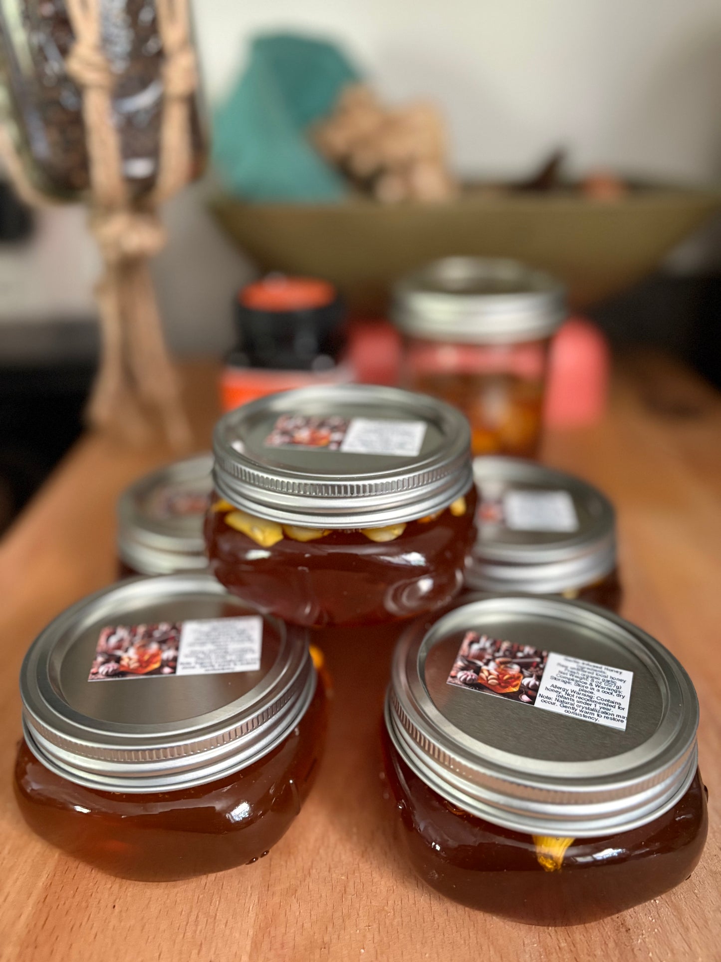 TheraTree Garlic Infused Honey