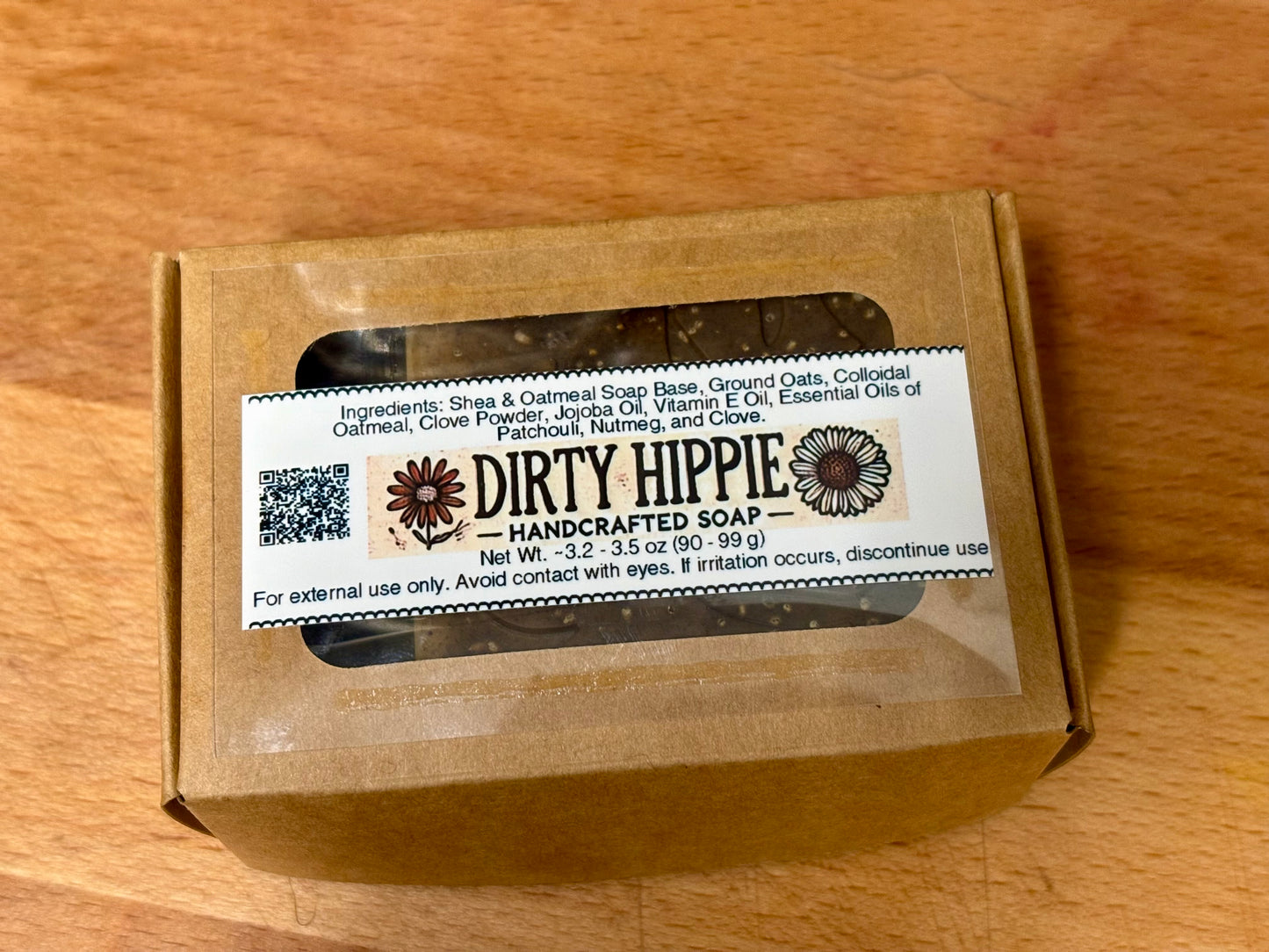 TheraTree Handcrafted Exfoliating Dirty Hippie Soap Bar