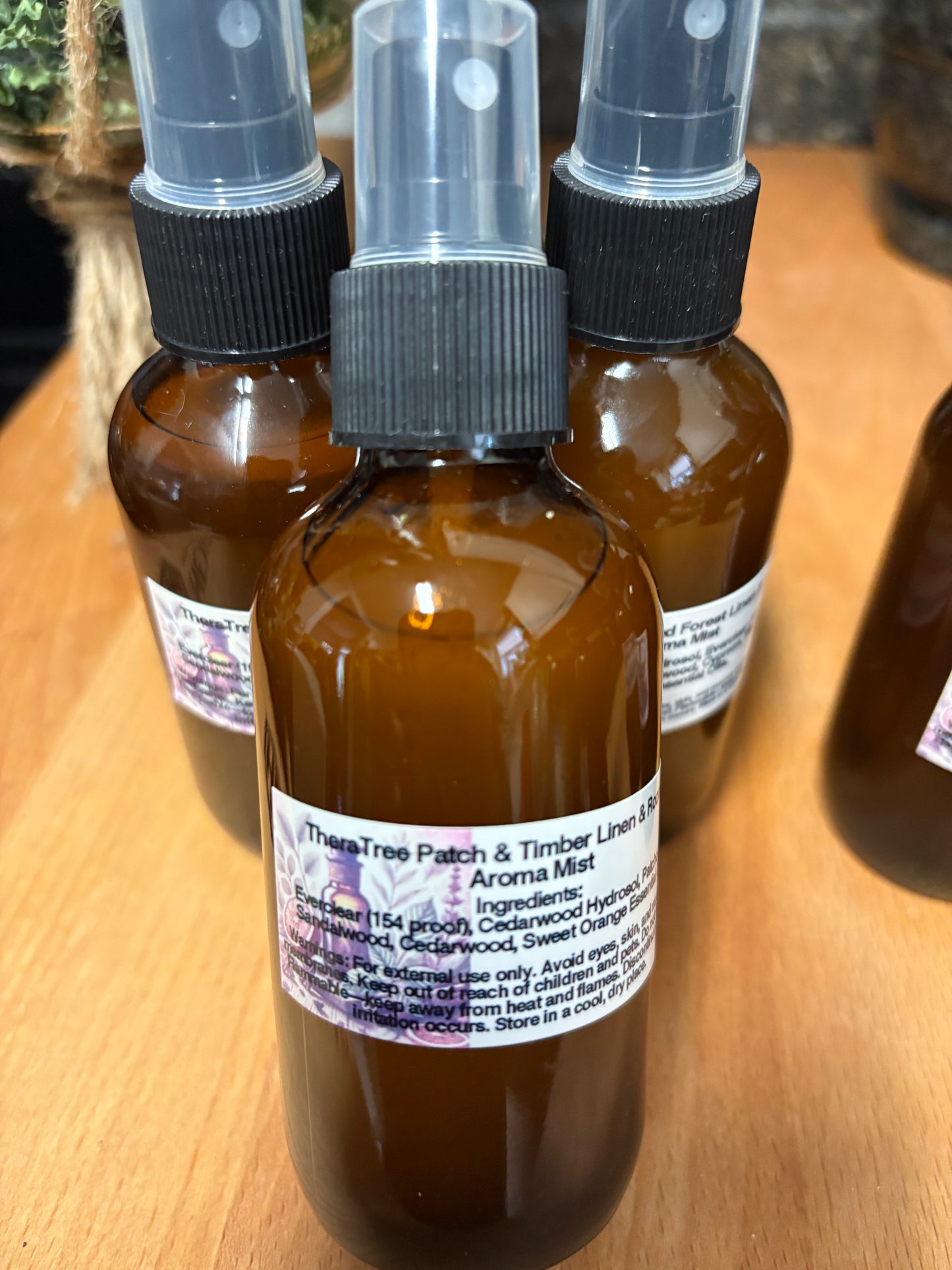 TheraTree Patch & Timber Linen & Room Aroma Mist